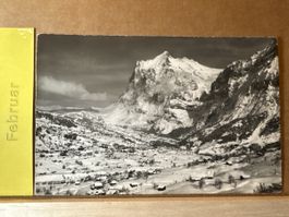 AK von Grindelwald mit Wetterhorn