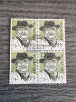 Briefmarken: 4x Helvetia 35 Rappen Ausgabetag 1990