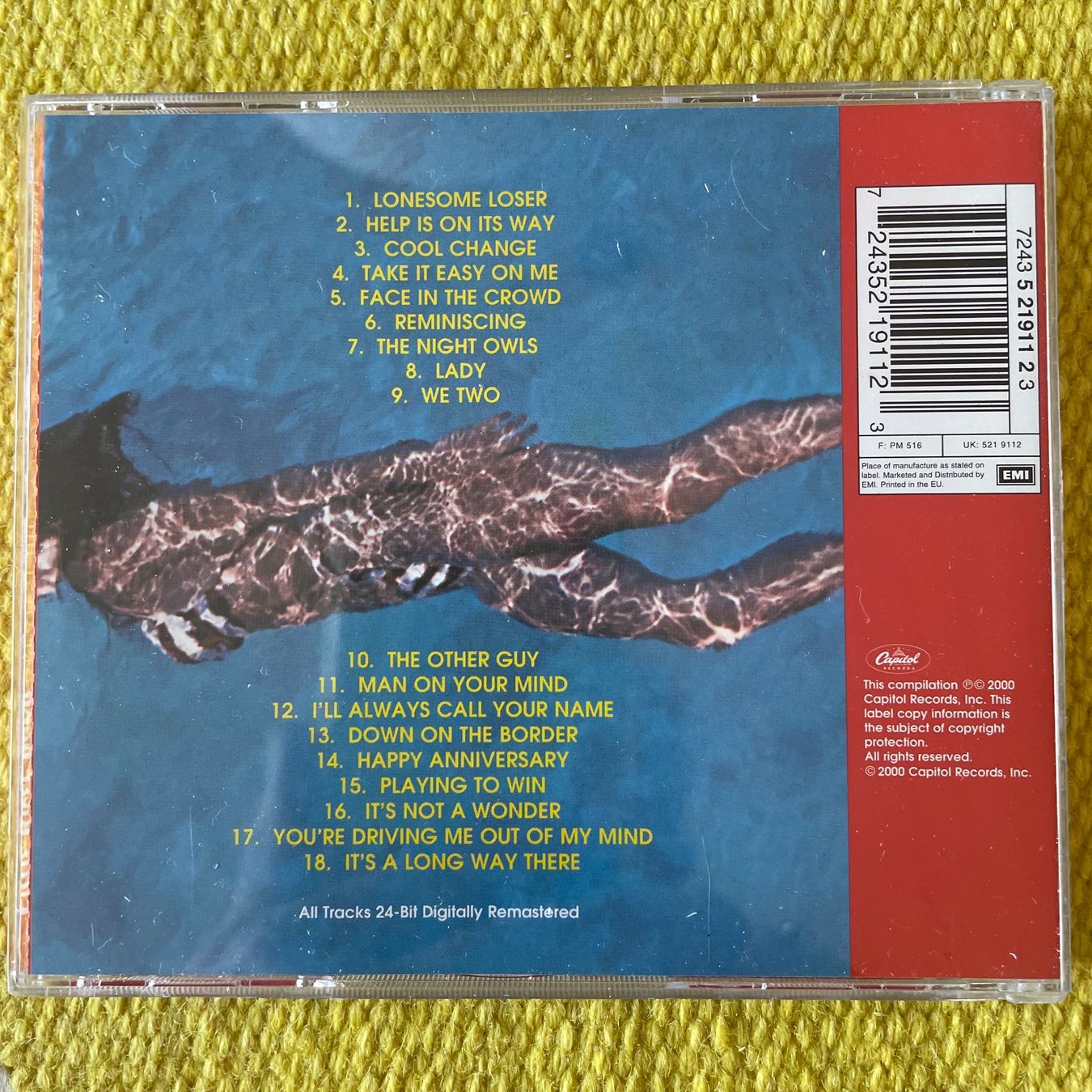 CD: LITTLE RIVER BAND-24BIT GREATEST HITS – Usato da Rorschacherberg venduto da CD-Roli 1