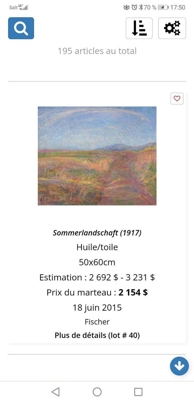 Tableaux: ALEXANDRE BLANCHET(1882-1961) – D'occasion à Genève par Qanil77 9