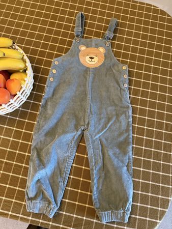 Cord-Hose mit Bär-Applikation, Grösse 92, Neu!