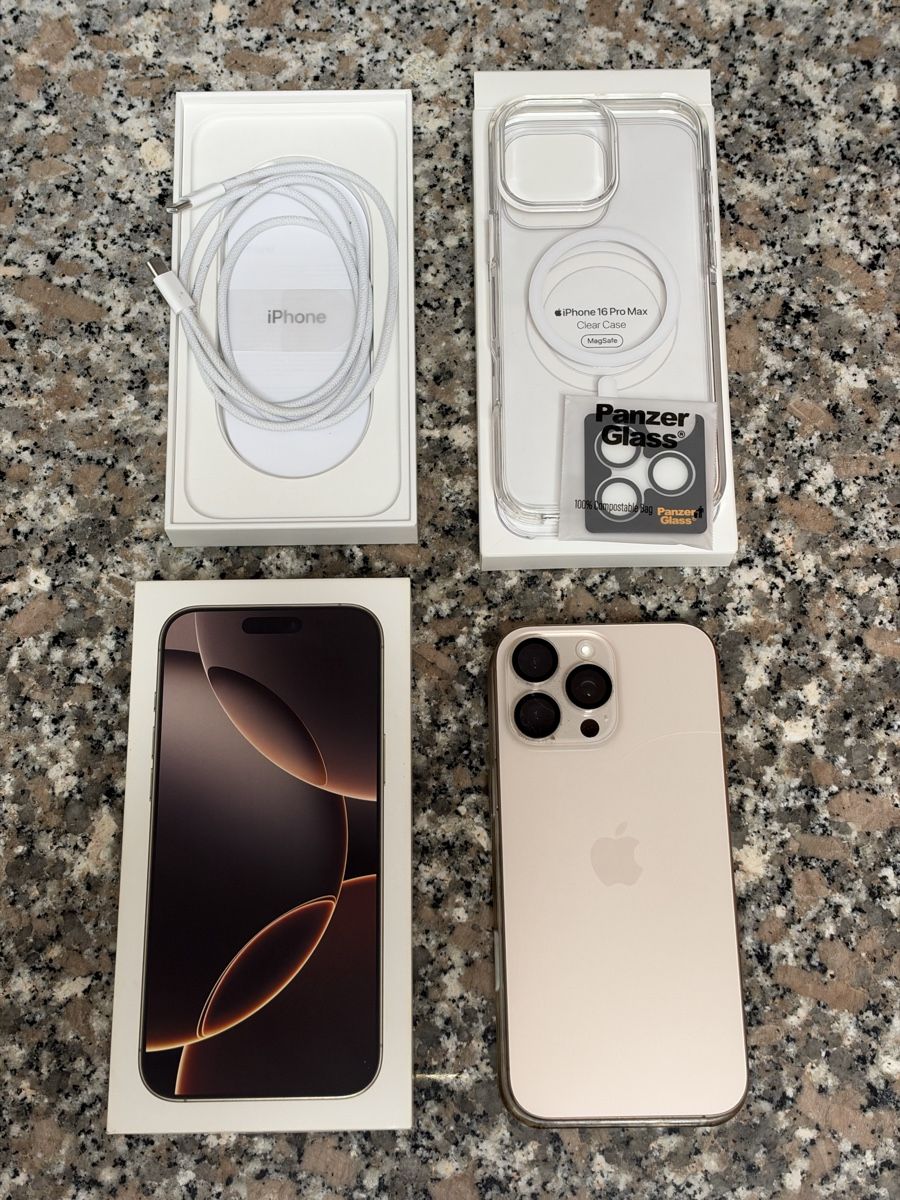 Apple Handys / Smartphones: IPhone 16 Pro Max Desert Titanium 1TB – Gebraucht aus Interlaken von neon15