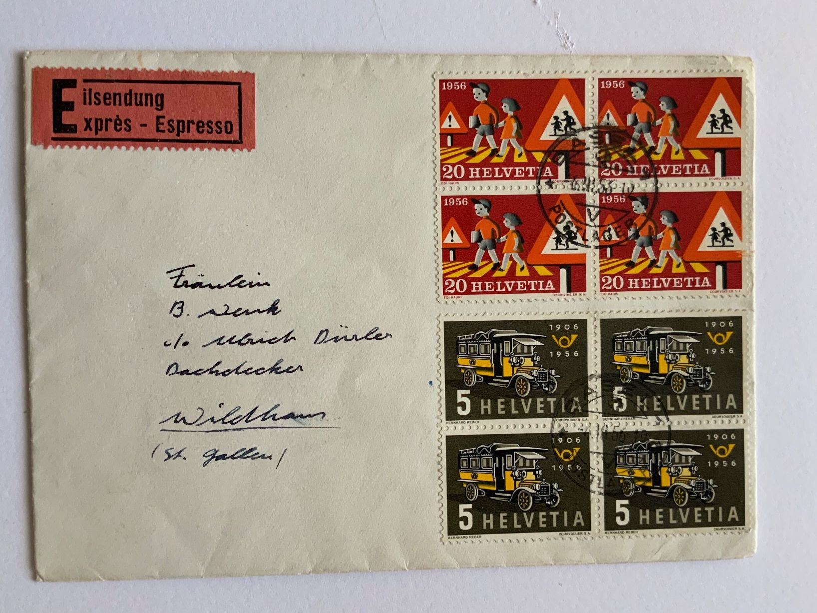 Tutti i francobolli: 6 div. Briefe, 1956 bis 1998 – Usato da Basel venduto da Smilli24 2