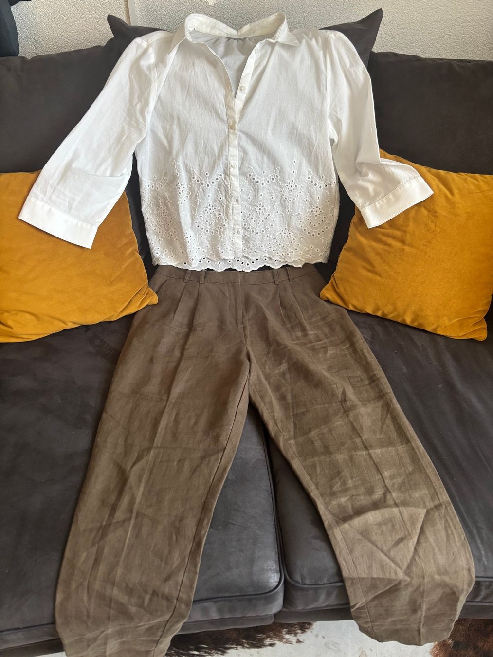Globus Pantalons: GLOBUS Leinenhose neuwertig – Neuf (Voir description) à Merishausen par yourdream