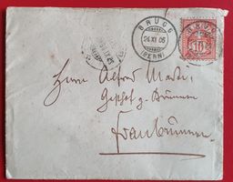 WERTZIFFER BRÜGG BIEL GASTHOF BRUNNEN FRAUBRUNNEN 1906