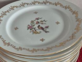19 assiettes porcelaine de Limoges C8 ancienne