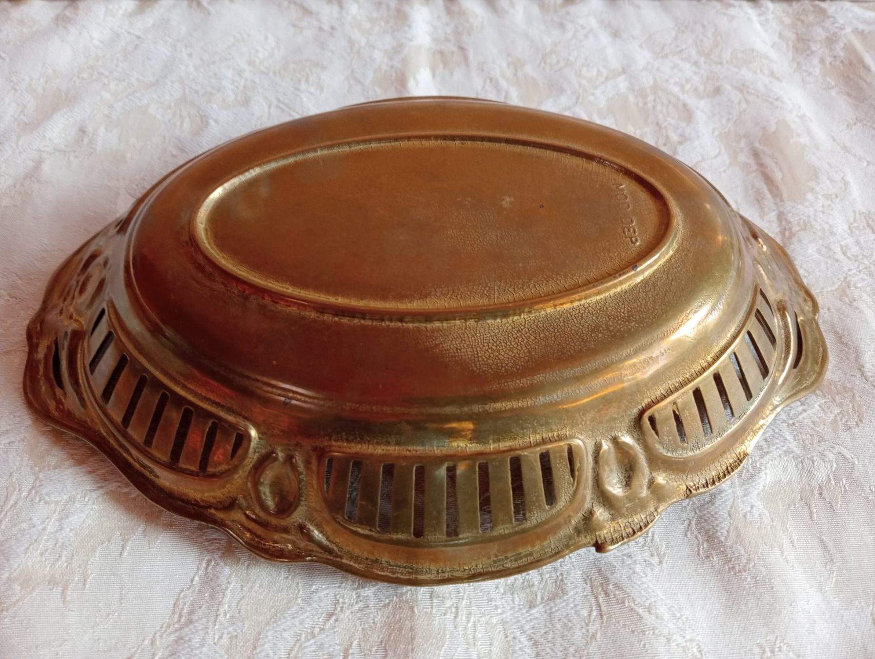 Schalen: Vintage oder Antik Messing Obstschale Mod Dep 422 Gramm – Gebraucht aus Oberdorf BL von Barocki888 6
