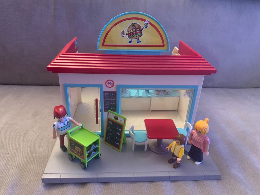PLAYMOBIL 70540 Fast-Food Restaurant Drive-In Burgerladen