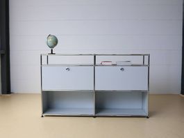USM Haller Sideboard 2x2 in Lichtgrau, neuwertig