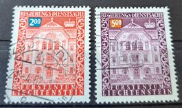 Liechtenstein Dienstmarken / Service 71-72 ʘ
