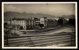 AK Thun, Kaserne & Eisenbahnstrecke