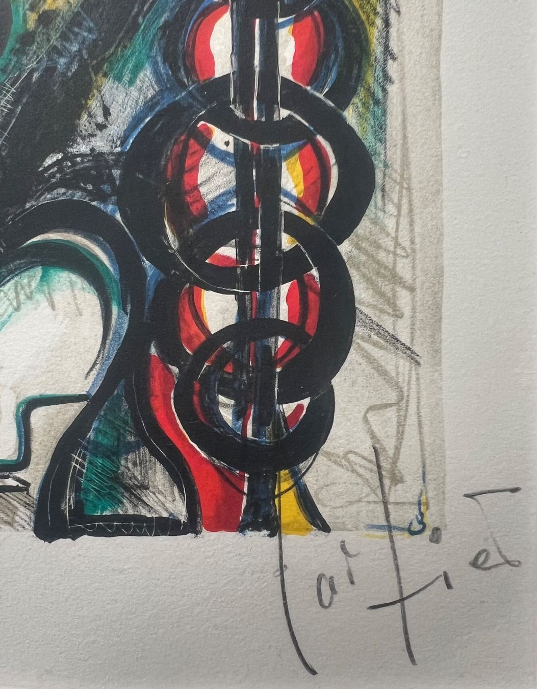 Arts picturaux & lithographies: Paul Cartier, handsigniert – D'occasion à Rain par Pic-Ass 3