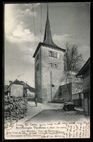 AK Moudon /Vaud, Tour de Carrouge, 1904