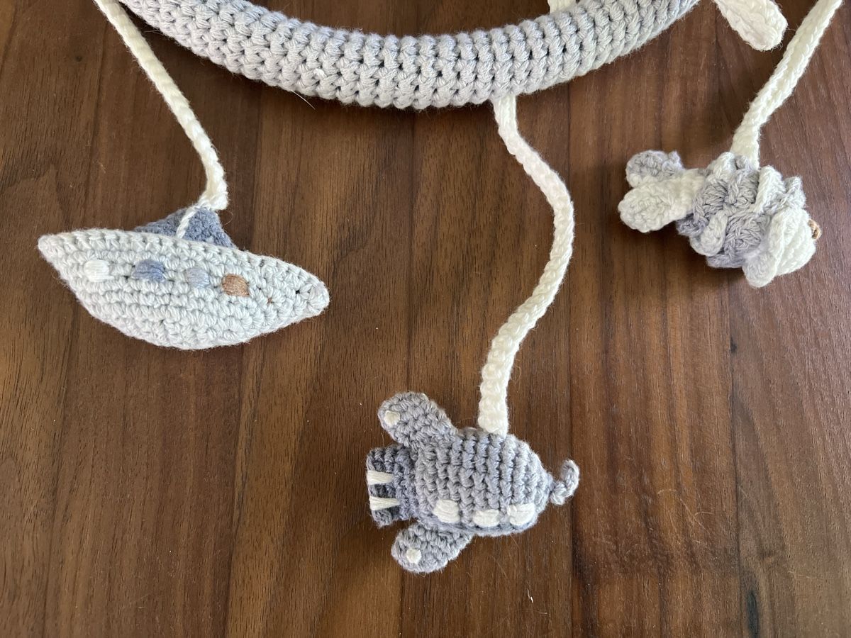 Giocattoli: Baby Kinder Mobile gehäckelt – Usato da Altdorf UR venduto da JanAil 2