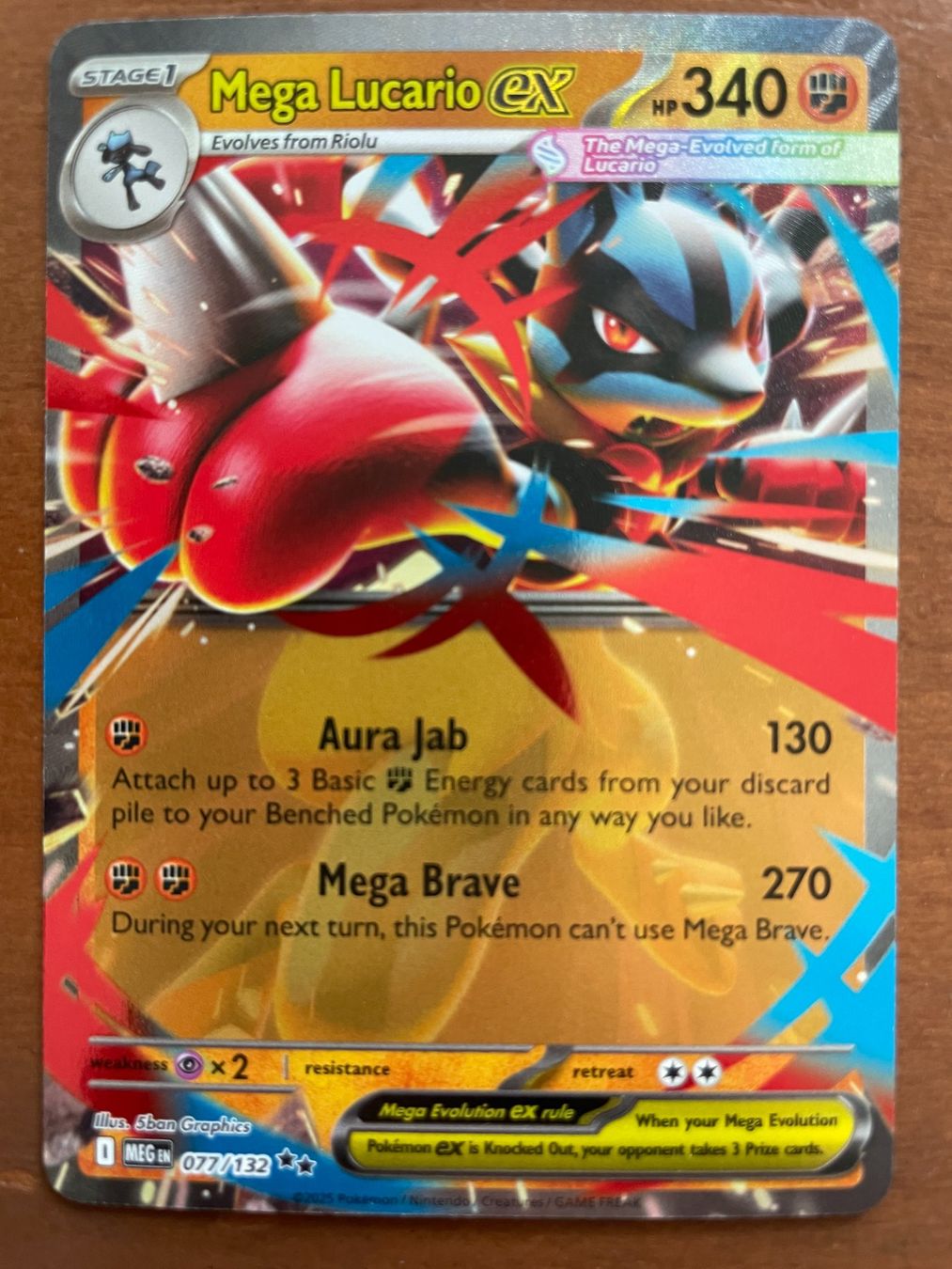Pokémon Carte collezionabili: Pokemon Mega Lucario eX (Versand gratis) – Nuovo (secondo la descrizione) da Chur venduto da Angerson