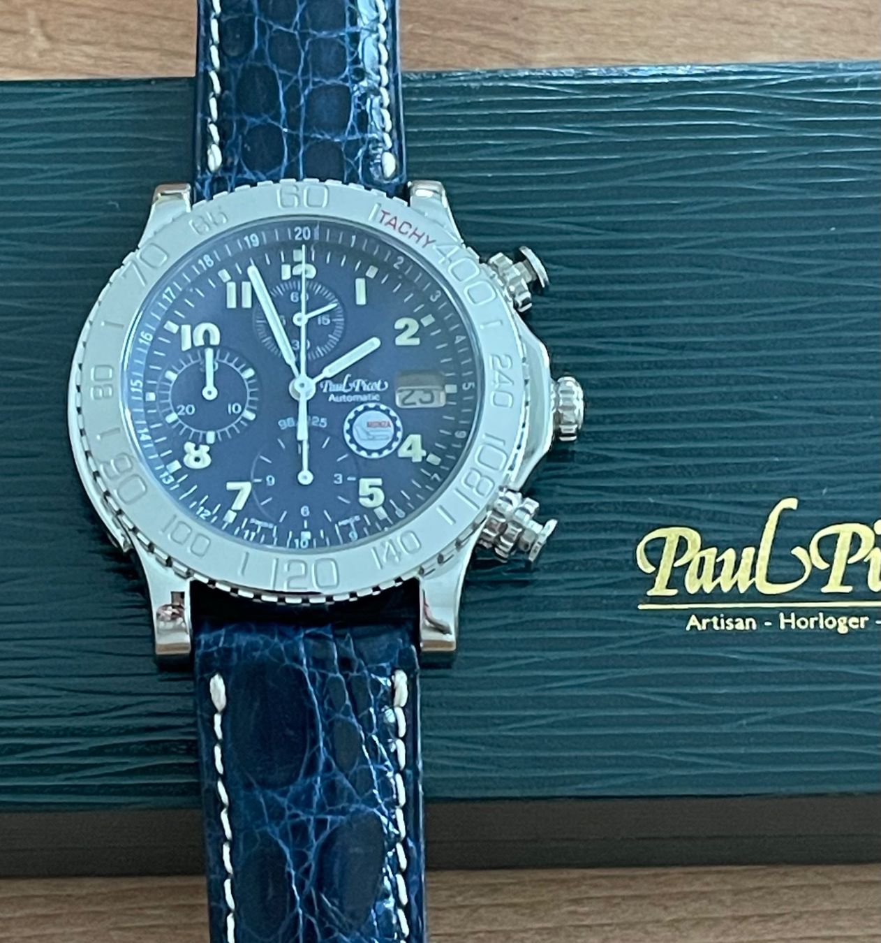 Paul Picot Uhren: Paul Picot Chrono Monza Automatic vollständig revidiert – Gebraucht aus Embrach von Canderau 6