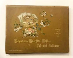 Schweizer-Trachten-Fest des Lesezirkel Hottingen Zürich 1896