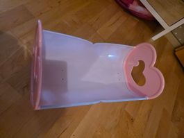 Puppen-Bettchen Top Zustand Rosa