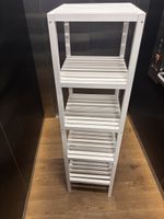 Badezimmerregal Holz weiss 4 Ablagen guter Zustand
