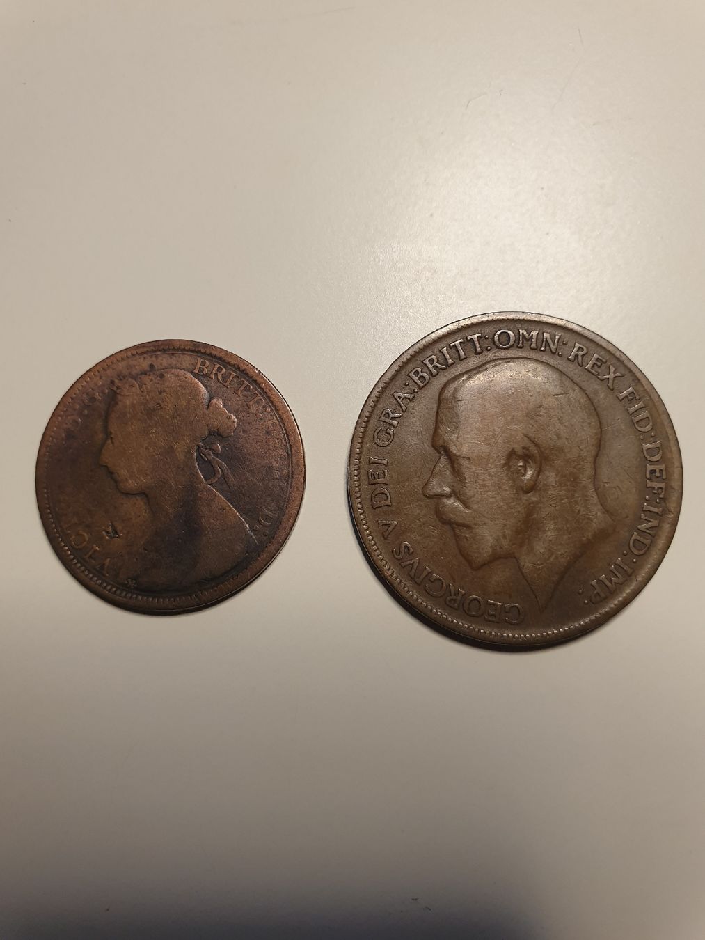Tutti le monete: 2x antike Penny s von 1893 u 1920 – Usato da Würenlos venduto da calimero095 1