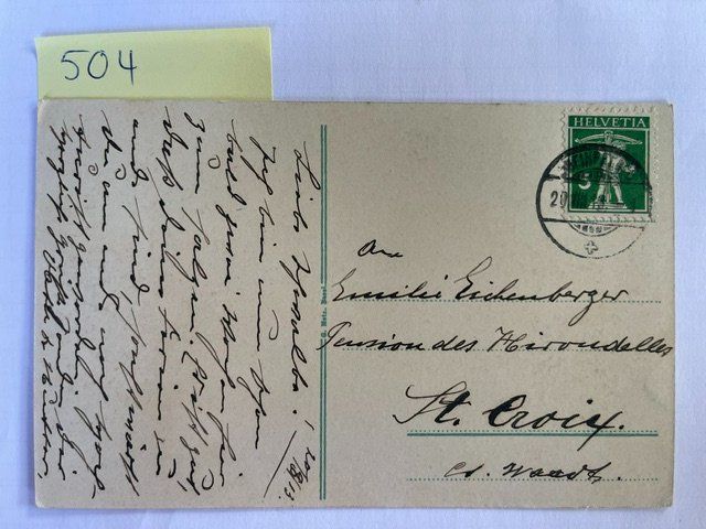 Ansichtskarten: alte Ansichtskarte Rheinfelden, Feldschlösschen, 1913 – Gebraucht aus Niederwil AG von dahu75 1