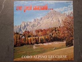 Coro Alpino Lecchese - Su Pei Monti... (LP)