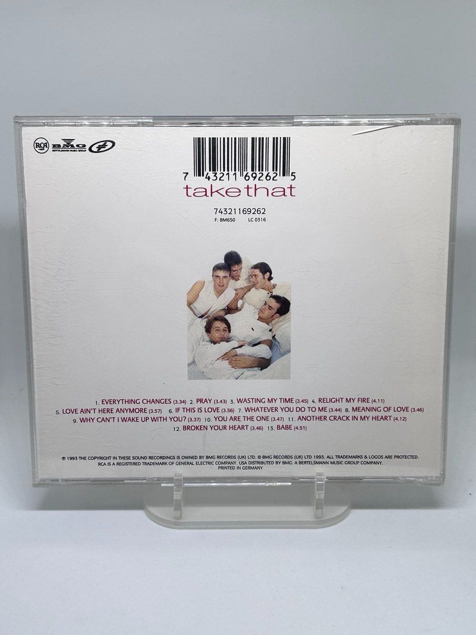 CD: CD – Take That – Everything Changes (1993) – Usato da Giubiasco venduto da LorisVale 1
