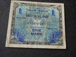 Deutschland 1944, 1 Mark - Allierten-Ausgabe