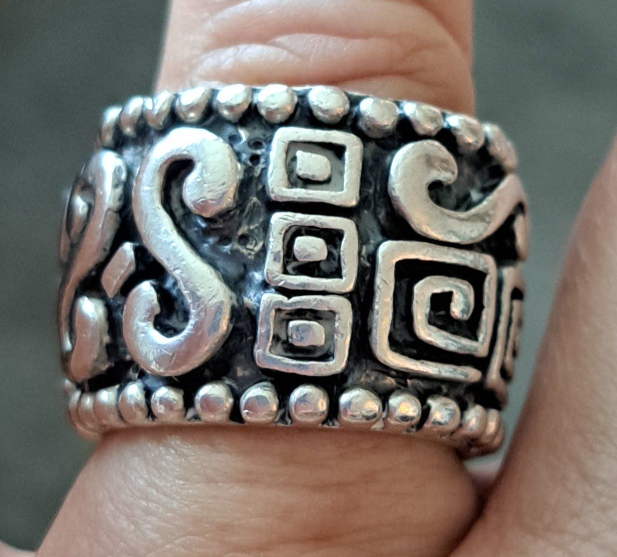 Anelli: Ring silber 925, 34 Gramm massiv, Gr.60 – Nuovo (secondo la descrizione) da Wittenbach venduto da lorepar 7