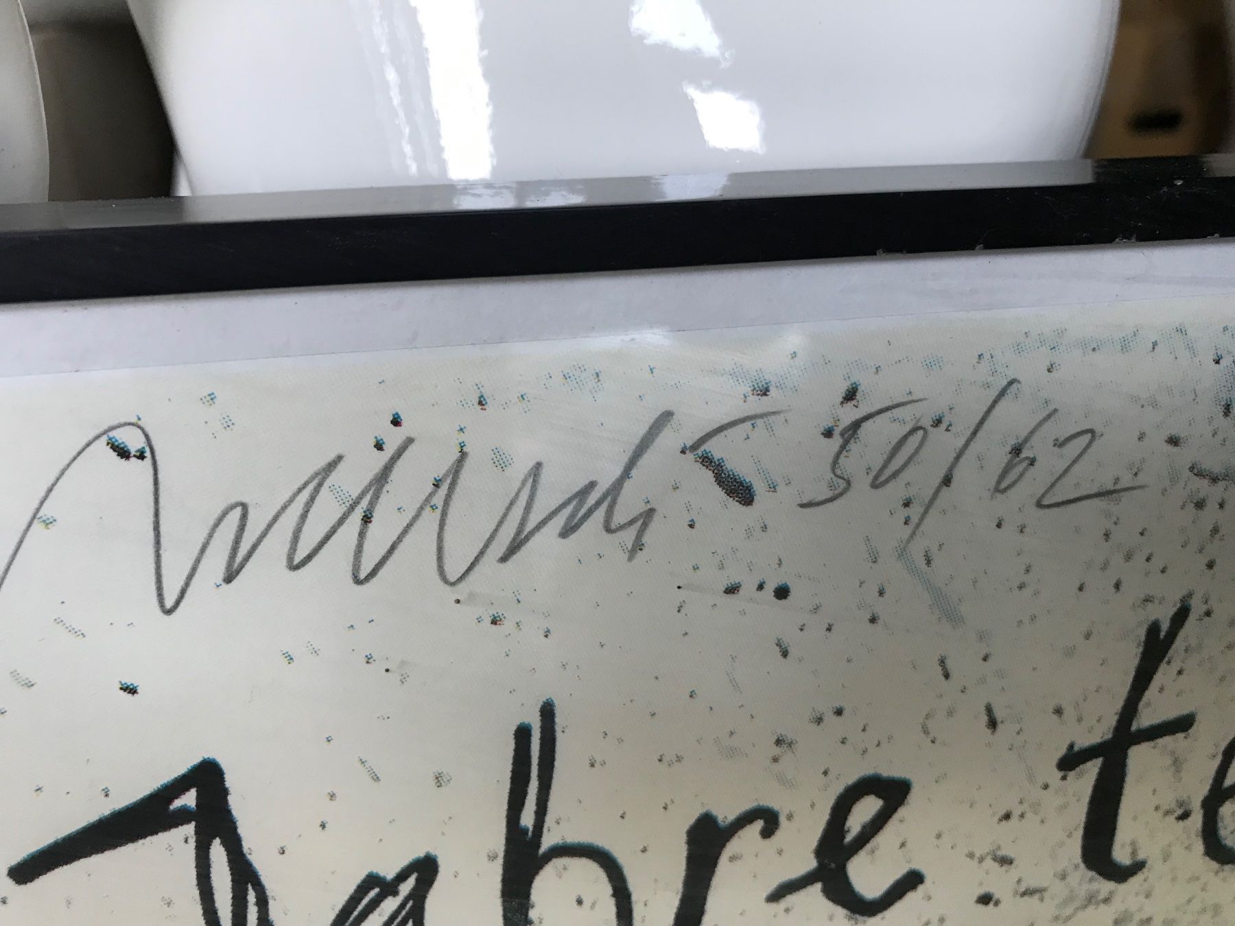 Grafiken & Lithographien: Rolf Iseli Lithographie 90 cm x 130 cm signiert – Gebraucht aus Frasnacht von Kulturpalast 2