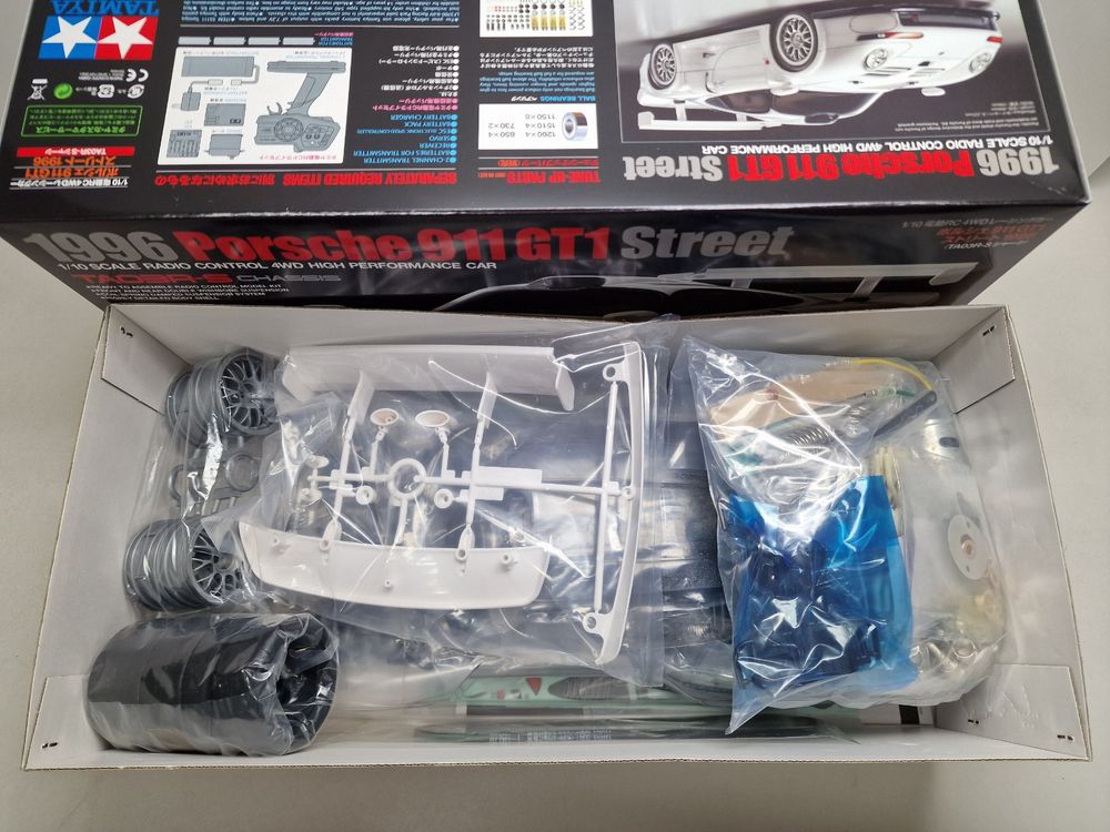 Tamiya 1996 Porsche 911 GT1 Street (TA03R-S) (Gebraucht) in Gordola für