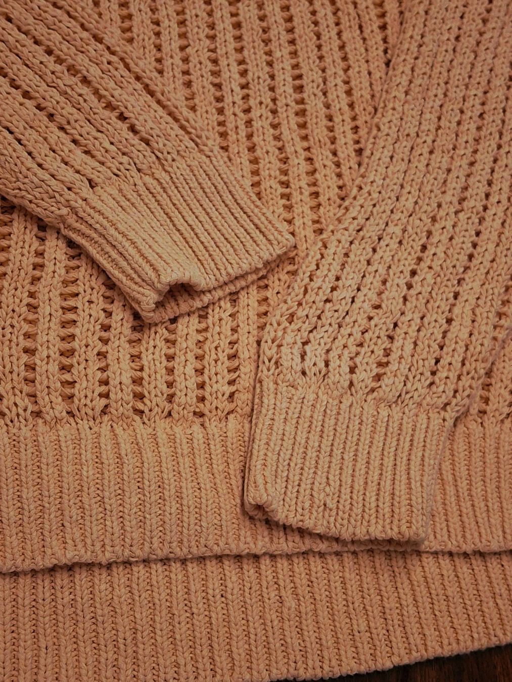 H&M Pullover & Sweatshirts: Pull rose ajouré taille M marque H&M 61% coton – Gebraucht aus Villiers von san_jn5w 1