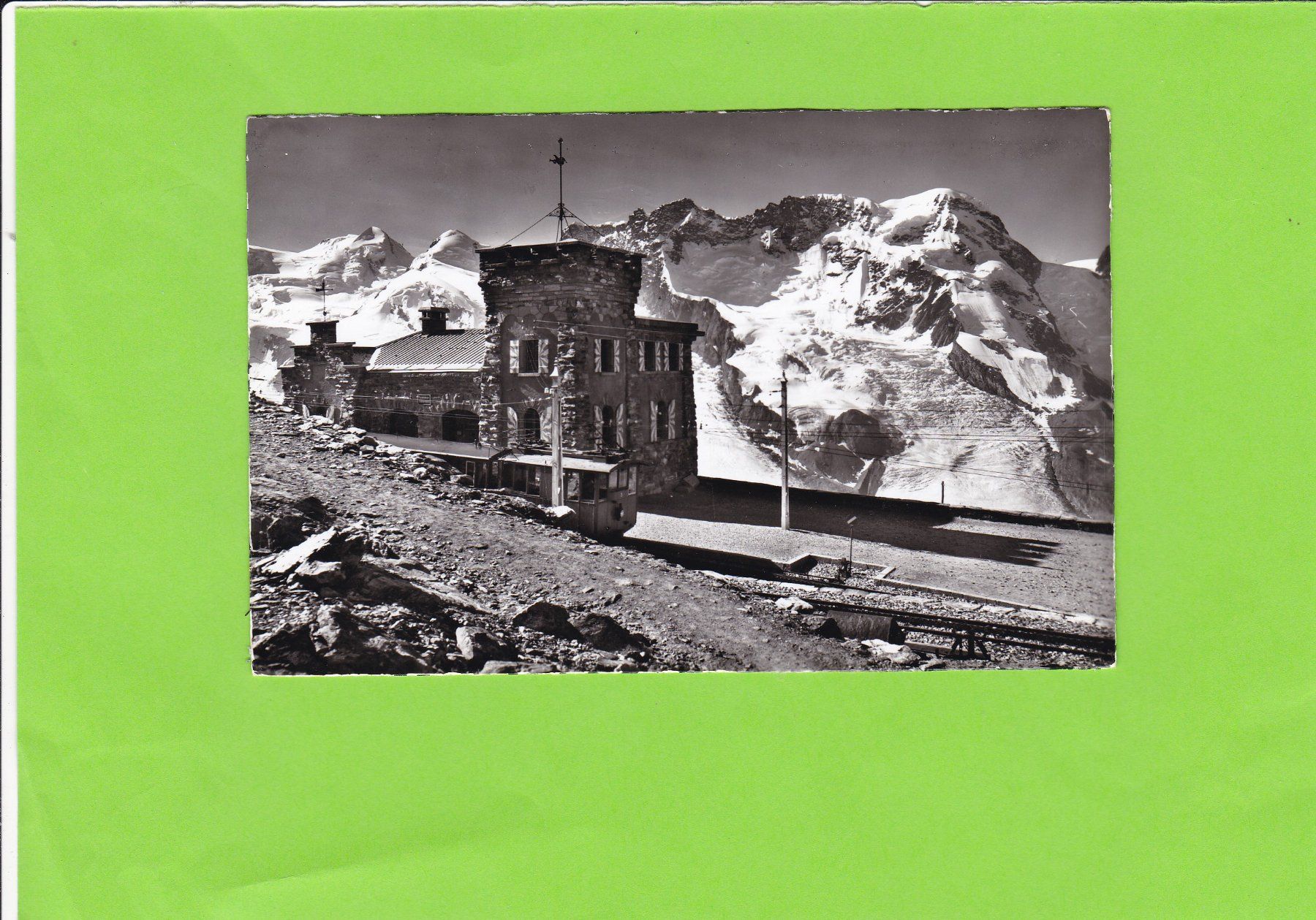Ansichtskarten: Zermatt, Station Gornergrat-E. Gyger – Gebraucht aus St. Peterzell von neckertal