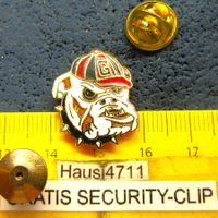 USA-SPORT PIN GEORGIA BULL-DOG ENAMEL GOLDIG