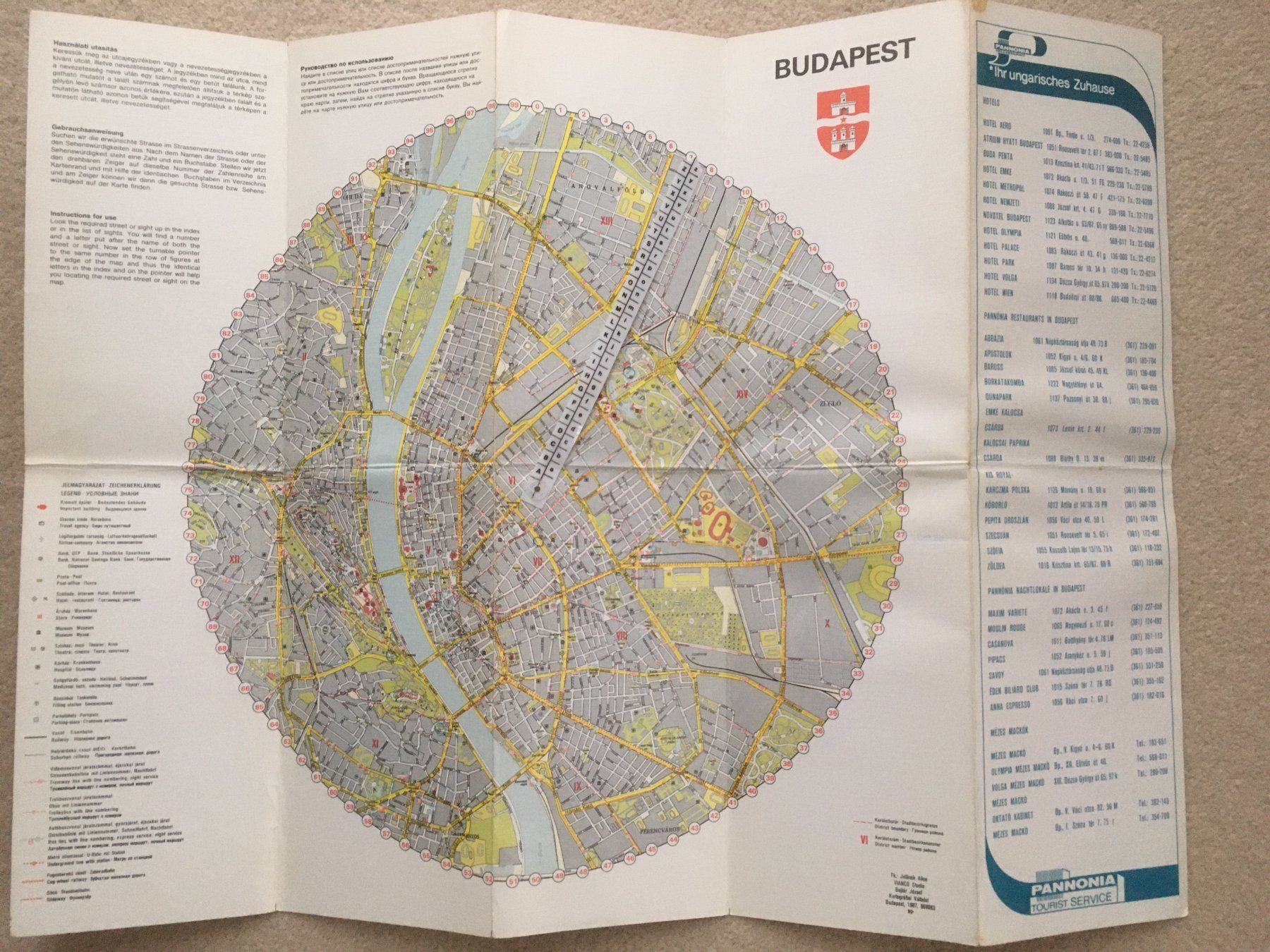 Documents: Karte Budapest – D'occasion à Grenchen par Kogi7