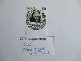 Voll Ort Ersttagsstempel 6315 Oberägeri