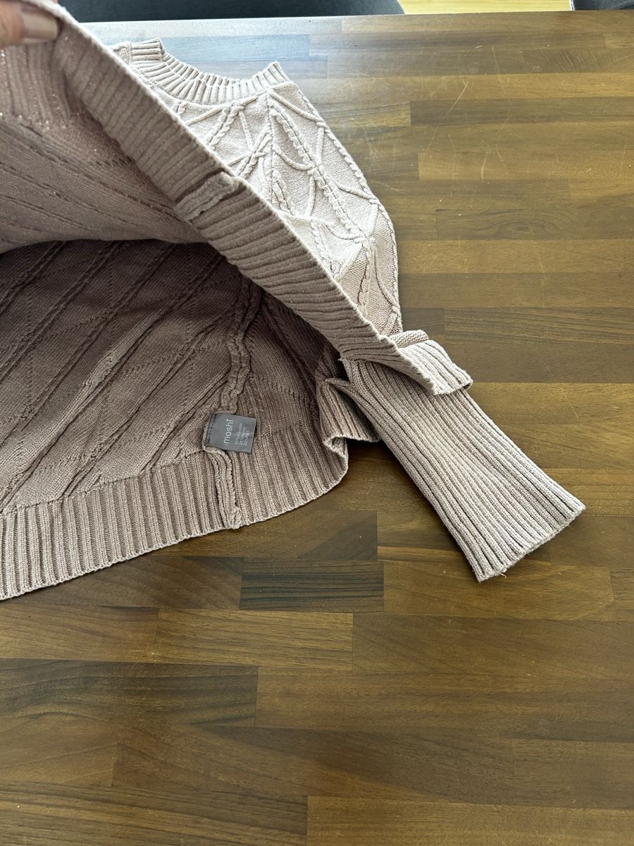 Sonstige Damenmode: MOSHI  Strick-Poncho Nude-Rosa One Size – Neu (gemäss Beschreibung) aus Balsthal von LaLiLu77 5