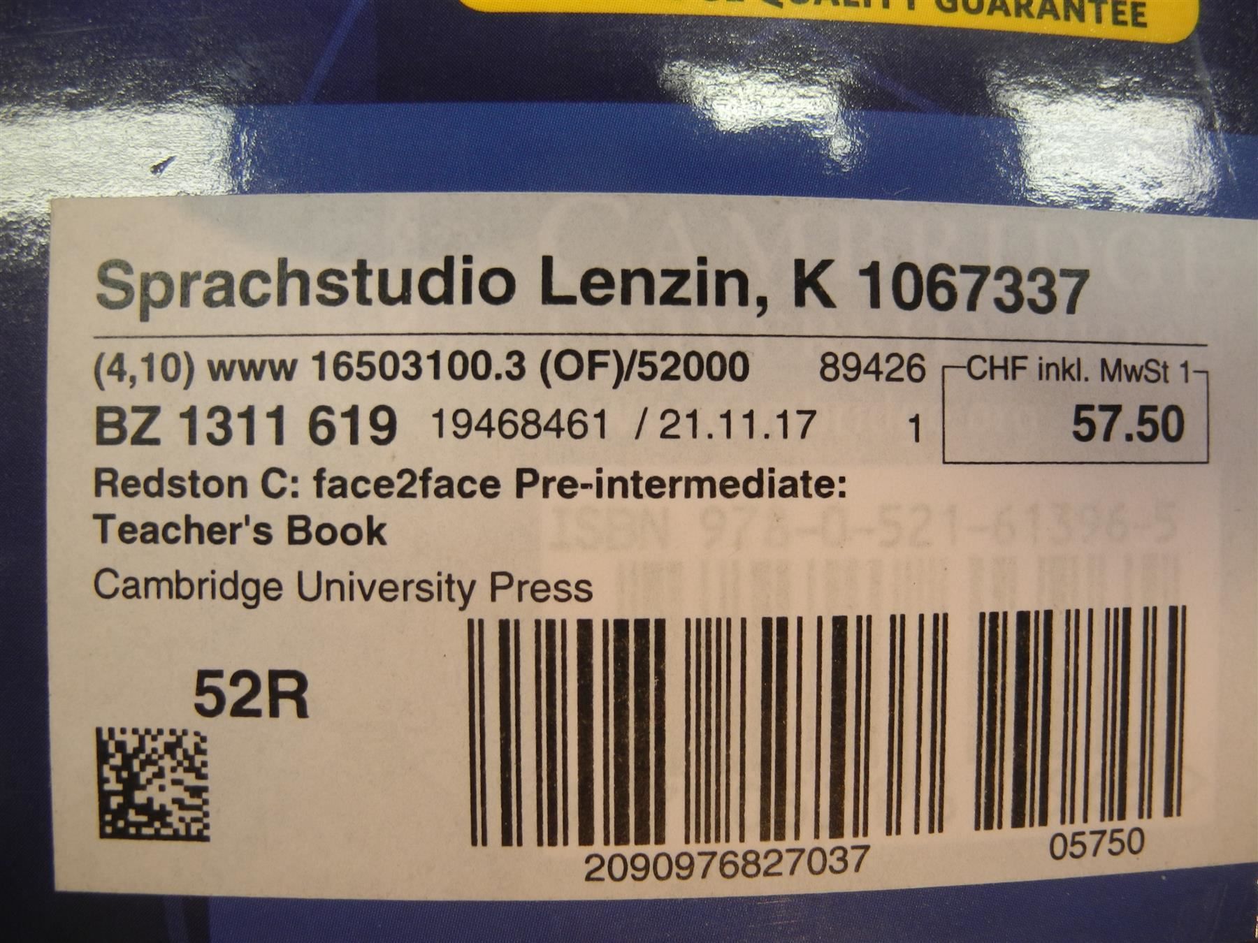 Libri: face2face Pre-Intermediate Teacher's Book – Usato da Kottwil venduto da Crazyrolf 2