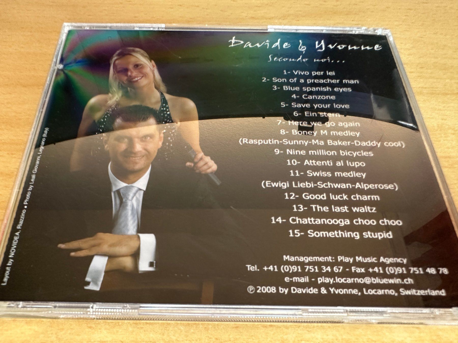 CD: Davide & Yvonne - Secondo Noi... – Usato da Rikon im Tösstal venduto da Alpenmutz 1