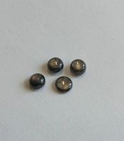 * LOT 4 SAPHIRS étoilé  de 5,4 mm / total 3.50 cts
