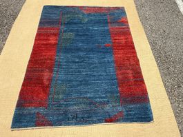 Gabbeh signiert 177x133 Teppich geknüpft perfekt und sauber