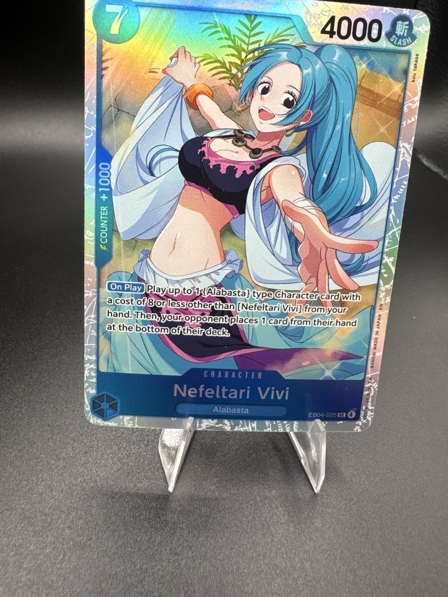 Bandai Carte collezionabili: Nefertari Vivi EB04 025 NM – Nuovo (secondo la descrizione) da Solduno venduto da OPHunters