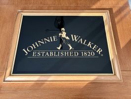 Johnnie Walker Bild mit Glas Vintage