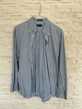 GANT Hemd, blau/weiss kariert, Grösse L-XL, Top Zustand!