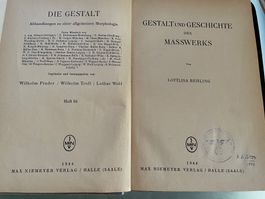 Gestalt und Geschichte des Masswerks 1944