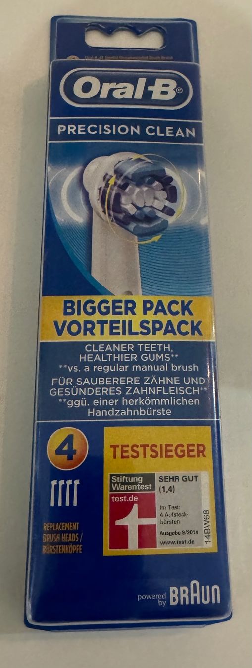 Oral B Cura dei denti: Oral B Aufsteckbürsten 4 Stück – Nuovo e nell'imballaggio originale da Felben-Wellhausen venduto da Formel1urs1970 1