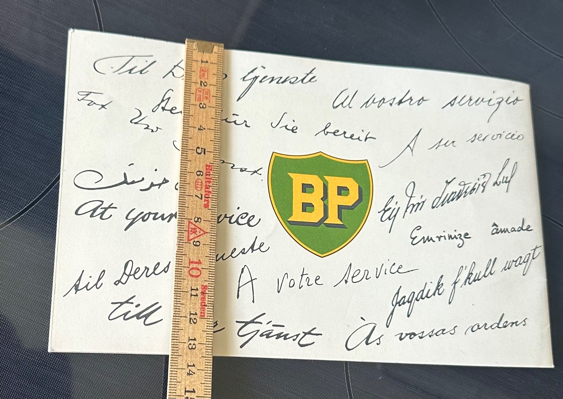 Documenti: Vintage BP Broschüre – Usato da Zürich venduto da brazerola 6