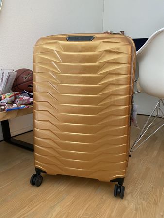Samsonite Koffer Proxis 75 cm, 98 Liter,  Farbe gold.