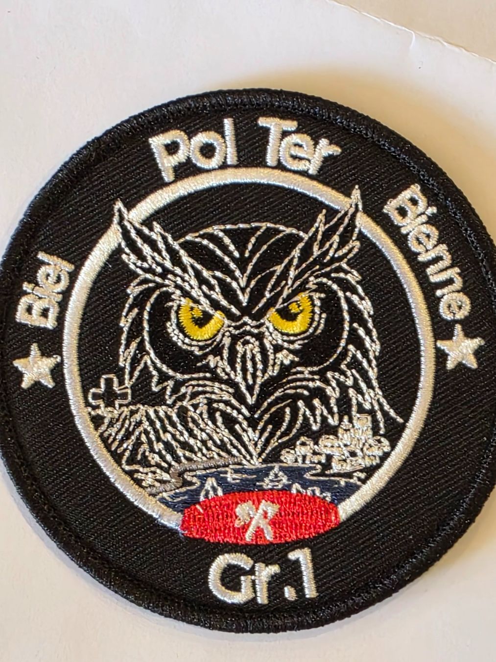 Schweizer Armee Placchette & Badge: Polizei Abzeichen Badge Pol Ter Bienne neu Klett – Nuovo (secondo la descrizione) da Nyon venduto da freetoys08