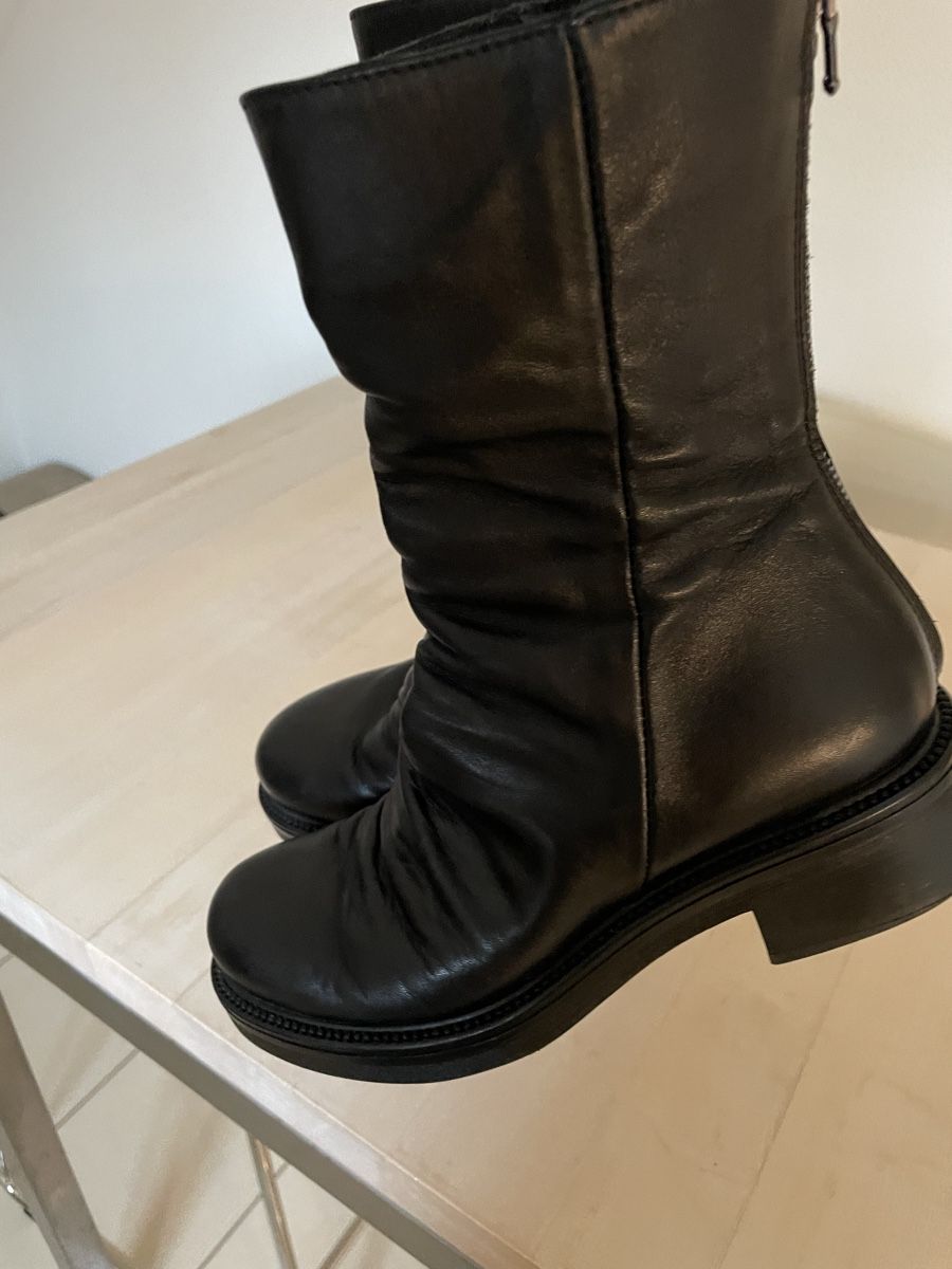 Scarpe da donna: coole Leder-Boots in schwarz – Usato da Weiningen ZH venduto da mad_t6dx 1